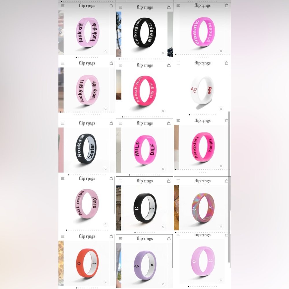 FLIP RING BUNDLES (3 rings/bundle) - Picture 2 of 12